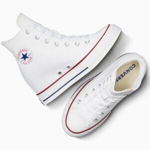 CONVERSE Platform Wedge Hidden Heel Women's Chuck Taylor All Star Sneaker White